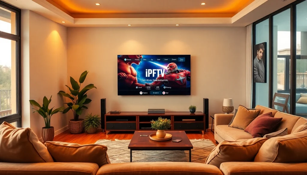 Enjoy seamless streaming with abonnement iptv featuring a comfortable home theater setup.