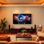 Enjoy seamless streaming with abonnement iptv featuring a comfortable home theater setup.