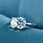 Admire the exquisite 2 Carat Engagement Rings showcasing stunning diamond brilliance and intricate designs.