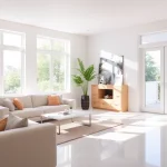 See a freshly cleaned home reflecting professional bond cleaning Brisbane services with spotless interiors and bright lighting.