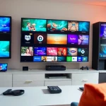 Experience the best no credit card iptv trial with a modern streaming setup in a cozy home.