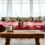 Adorn your space with a vintage Boujaad rug from https://labboho.com/collections/boujaad-vintage-rugs, showcasing vibrant patterns.