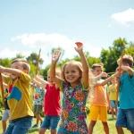 Engaging activities at a wildfire event in Perth, featuring children enjoying their time.