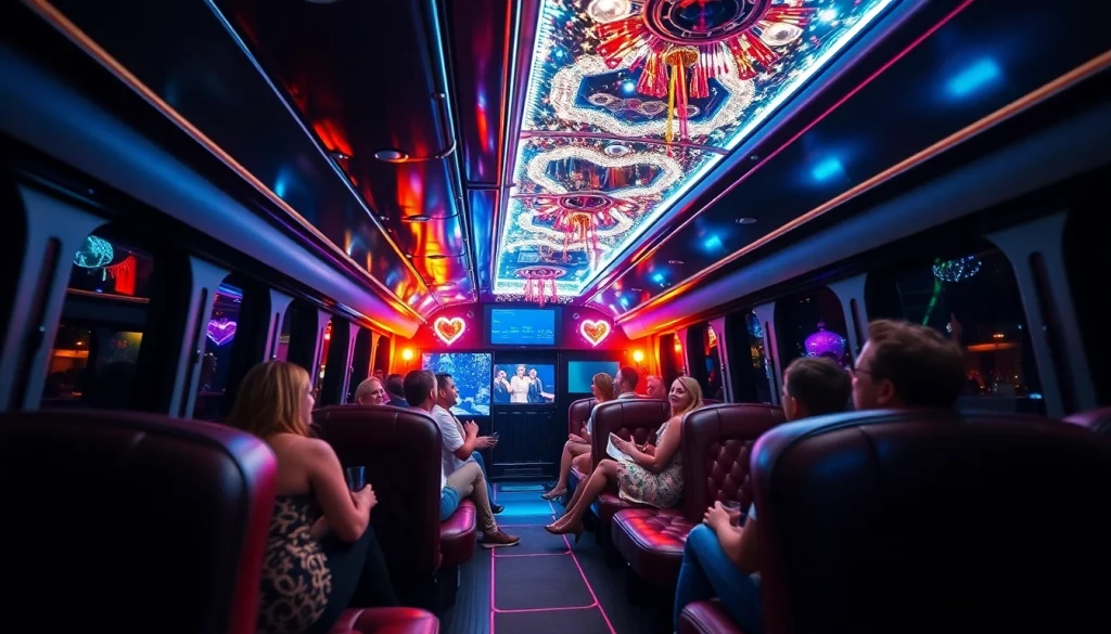 Experience fun on an atlanta party bus with plush seating and festive lighting for unforgettable celebrations.