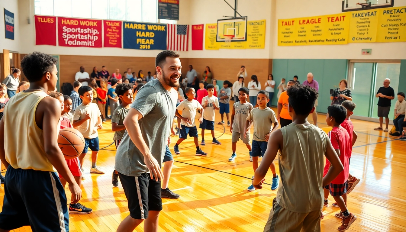 Young athletes actively training at Takeover Basketball Academy, embodying confidence and teamwork.
