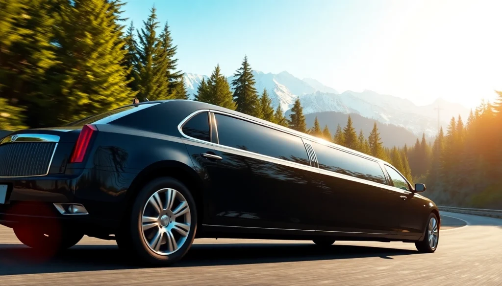 Experience the luxury of Vancouver to Seattle Limo Service in a stunning background of the Pacific Northwest.