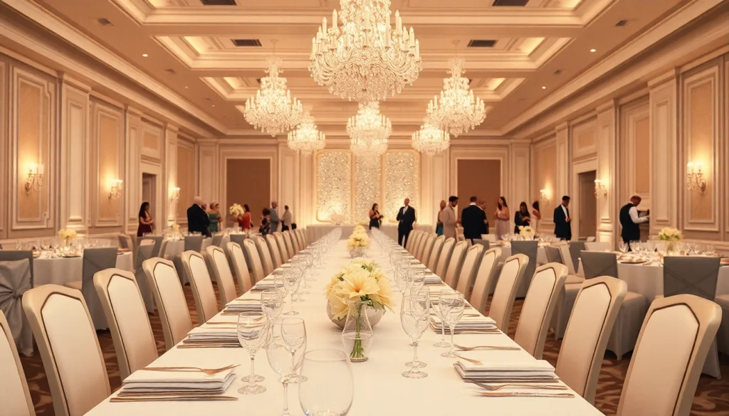 Celebrate unforgettable moments at le prestige hall with elegant décor and fine dining.