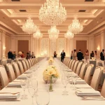 Celebrate unforgettable moments at le prestige hall with elegant décor and fine dining.