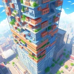 Build and manage your Sim Tower skyscraper with vibrant amenities and engaging activities.