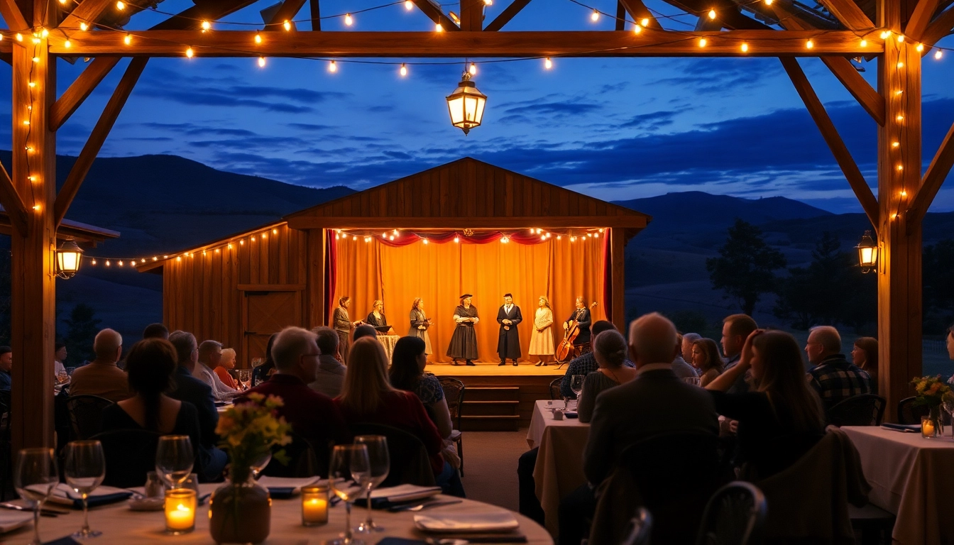Experience the barn dinner theater 2024 schedule featuring entertaining performances in a charming barn setting.